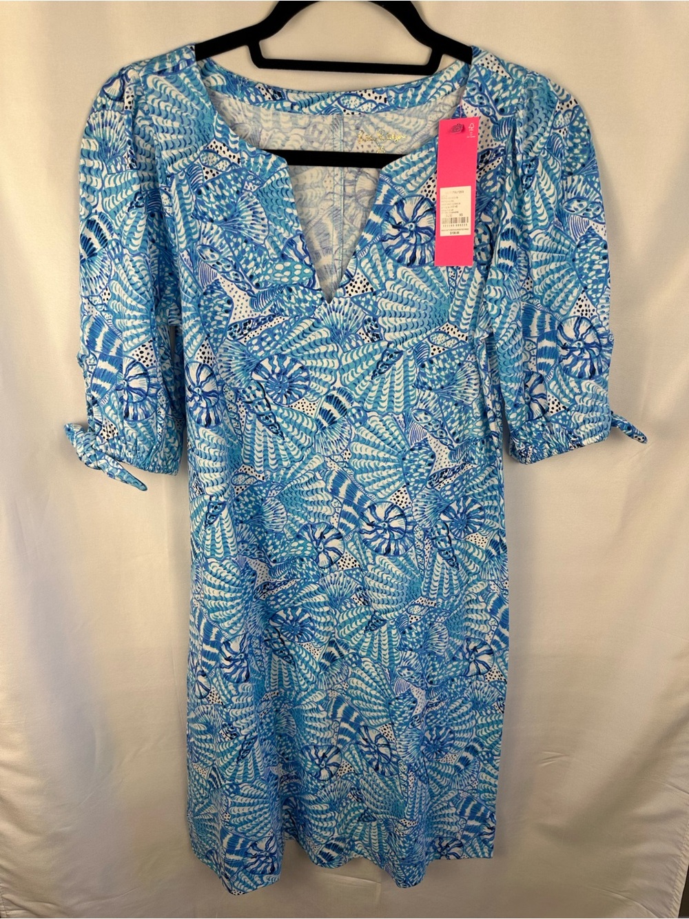 Lilly Pulitzer Easley short sleeve dress, 010140424331c, XS,NWT,Amalfi Blues sea